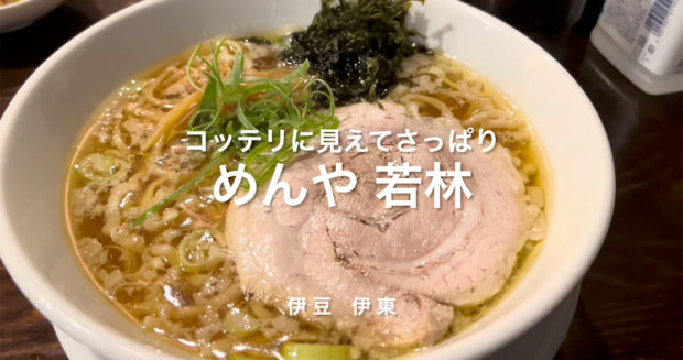 初めて出会った鶏スープの味わいにビックリ！伊豆　伊東　『めんや　若林』/Ramen Wakabayashi in Ito city Izupenisula